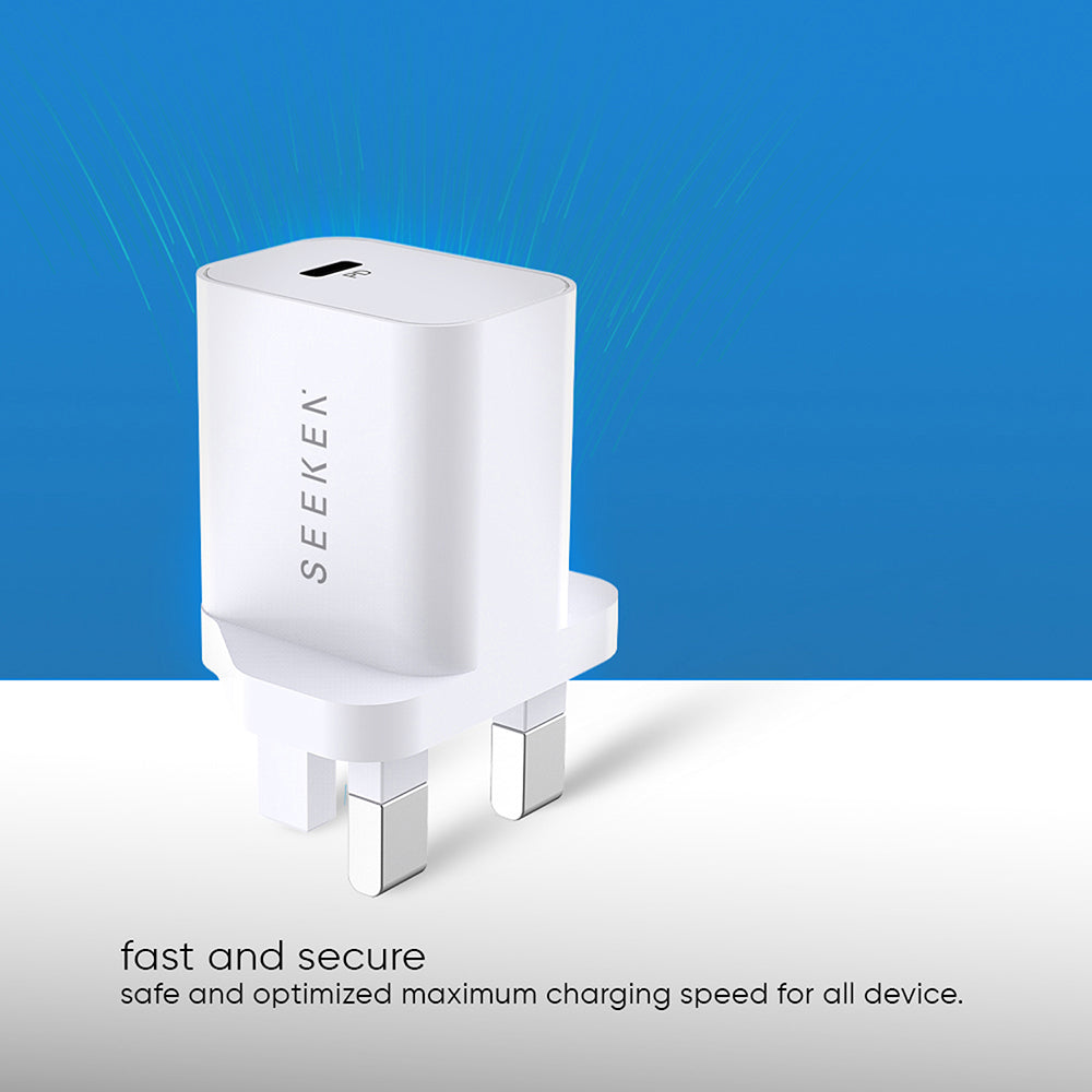 Magneto 18W USB-C Portable Fast Charger with USB-A to Lightning Cable