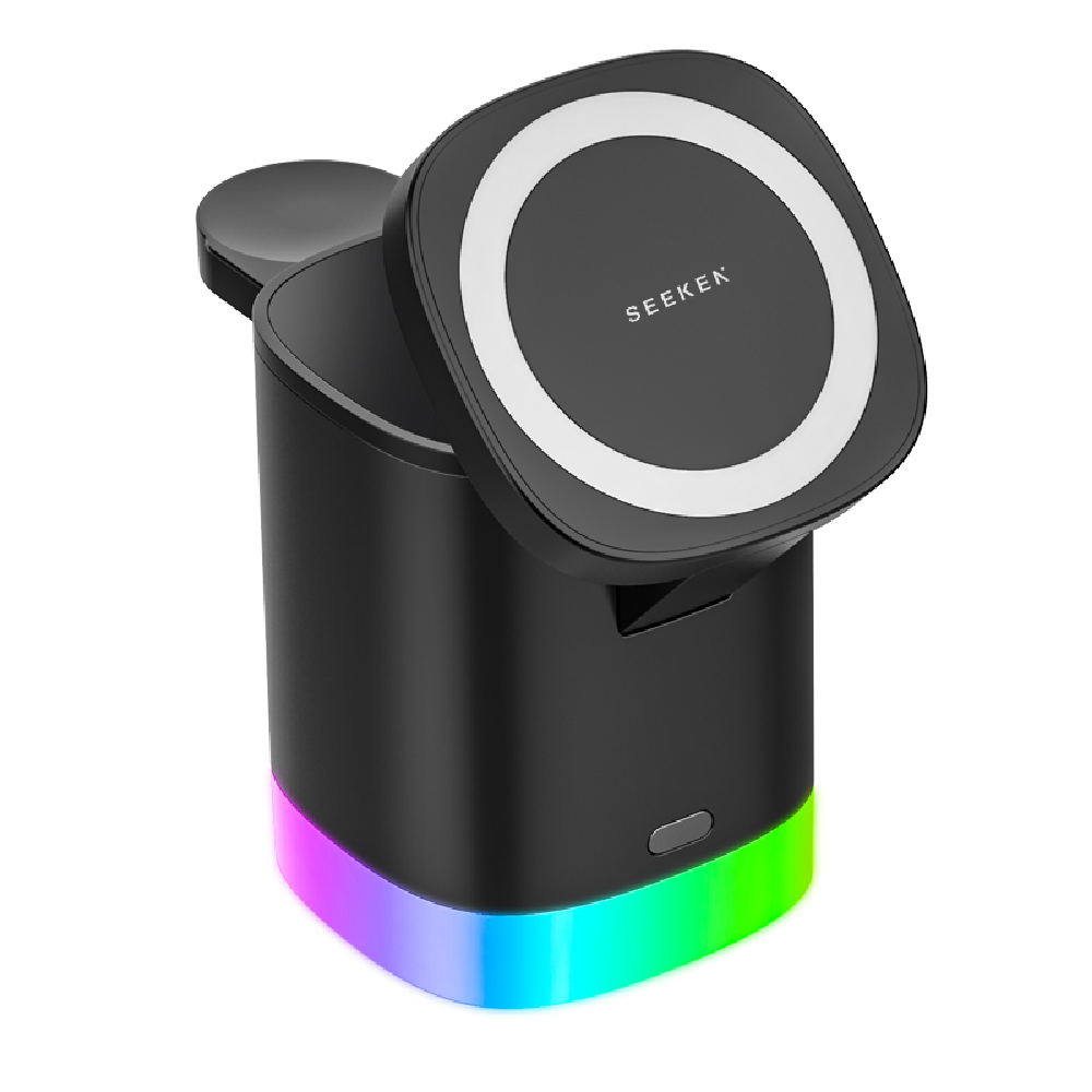 3-IN-1 Magpower Charging Station with RGB Light