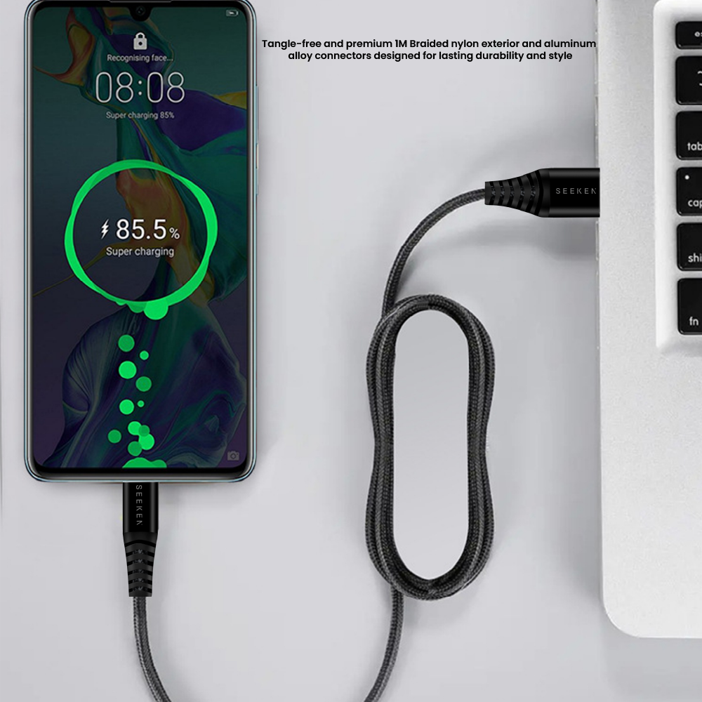 PowerFlex Micro - USB-A to Micro 30W 1M Braided Cable