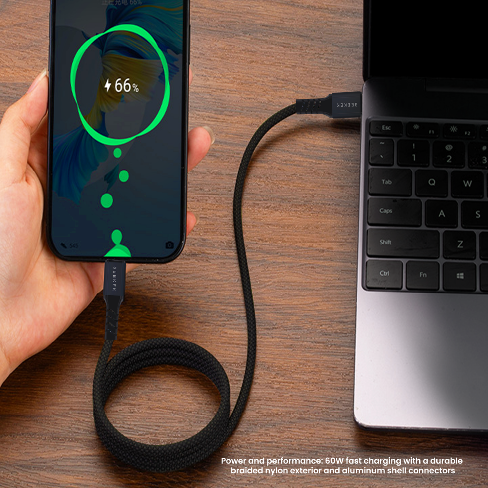 Flux Charge Pro 60W Self-Organizing Braided Magnetic Cable