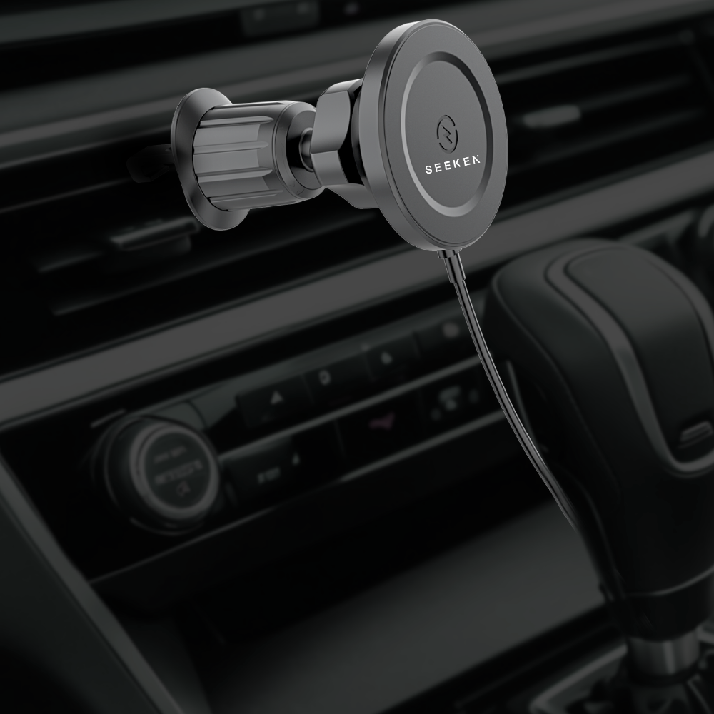 MagPower 15W Wireless Car Holder with 360° Rotation