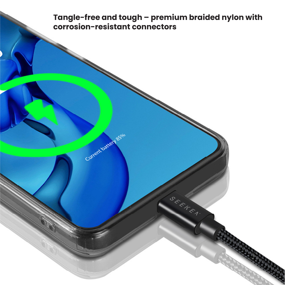 USB-C to Lightning (PD) 30W Braided Cable - TurboCharge Pro