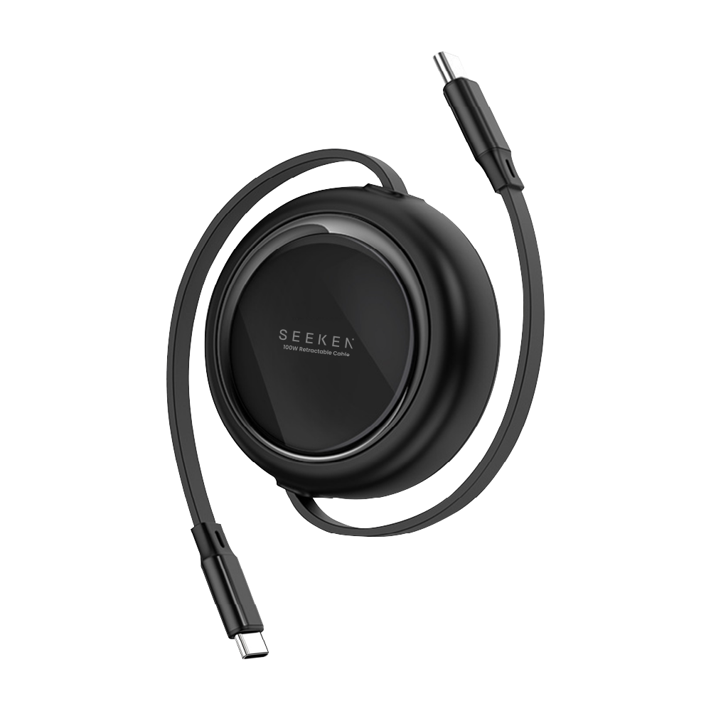 Retractable C-C 100W Cable