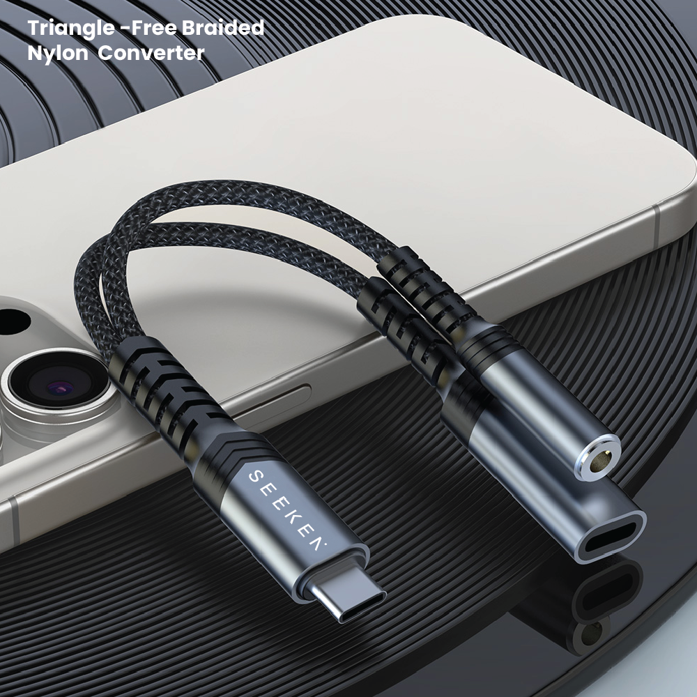 USB-C Converter (USB-C to C + 3.5mm audio jack)