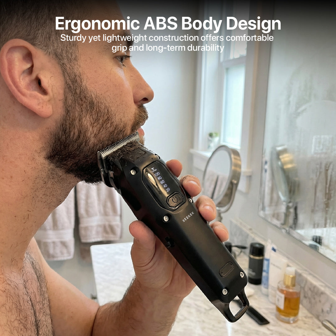 Rechargeable Hair Clipper – Cordless Beard & Hair Trimmer