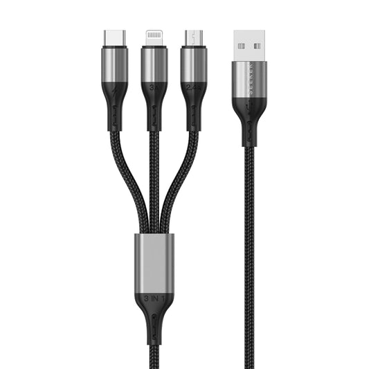 3 in 1 Braided USB Cable