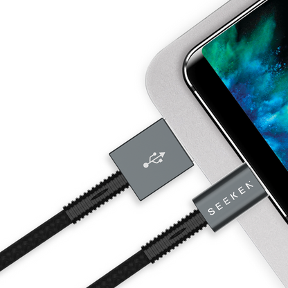 USB-A to USB-C 1-Meter Braided Charging Cable
