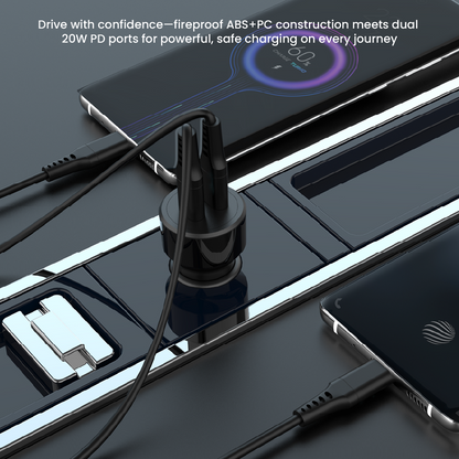 Dual PD 40W Rapid Car Charger