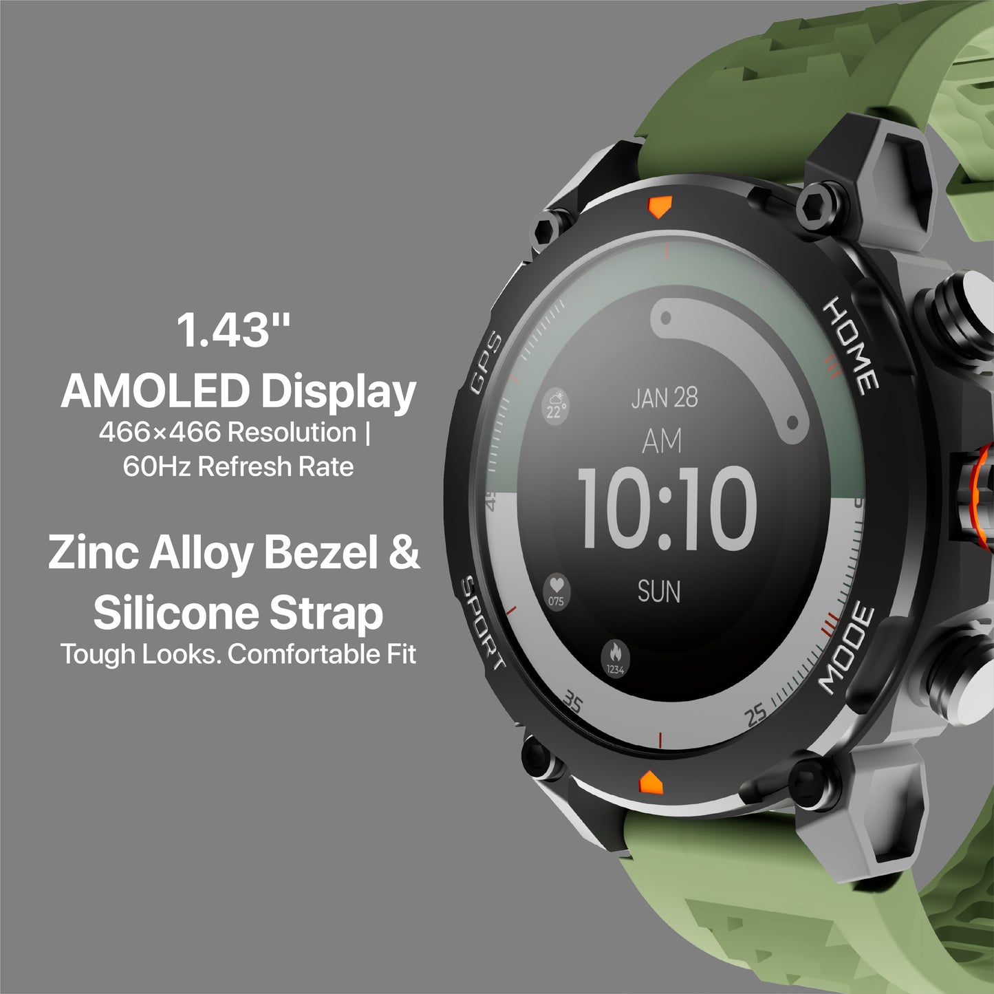 Gravity Xtrek - Rugged GPS Smartwatch