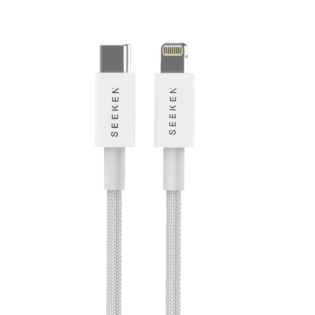 30W USB-C to Lightning Braided Fast Charging Cable (1 meter)