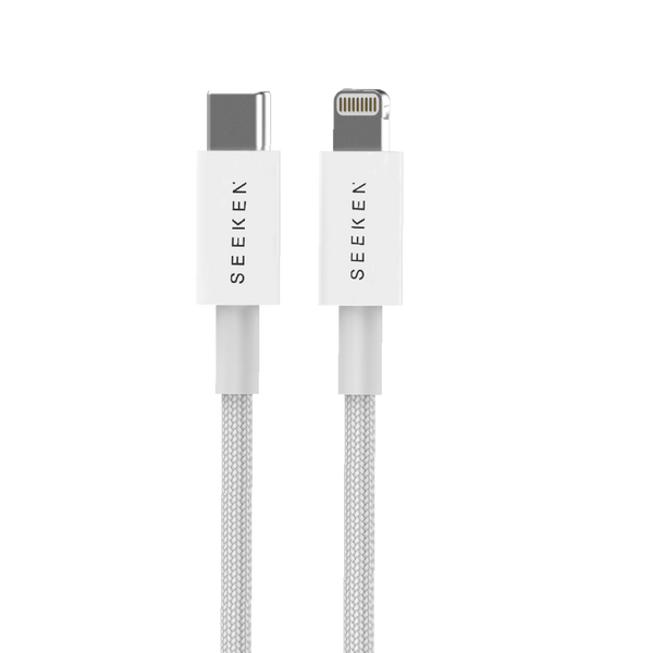 30W USB-C to Lightning Braided Fast Charging Cable (1 meter)