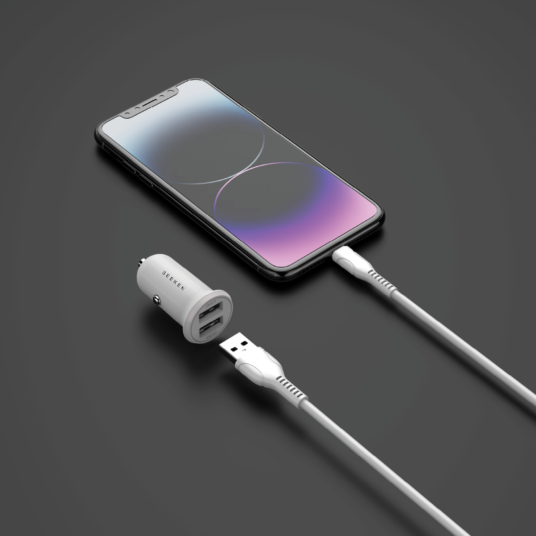 Mini 3.4A Dual USB Car Charger