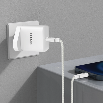 35W USB-C Adapter with Braided 60W USB-C to USB-C Cable - 335 Adapter Bundle