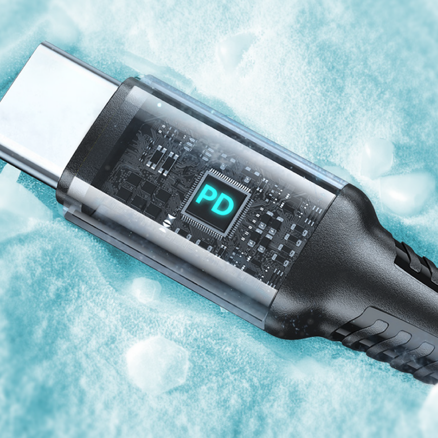 60W USB-C to USB-C Braided Charging Cable