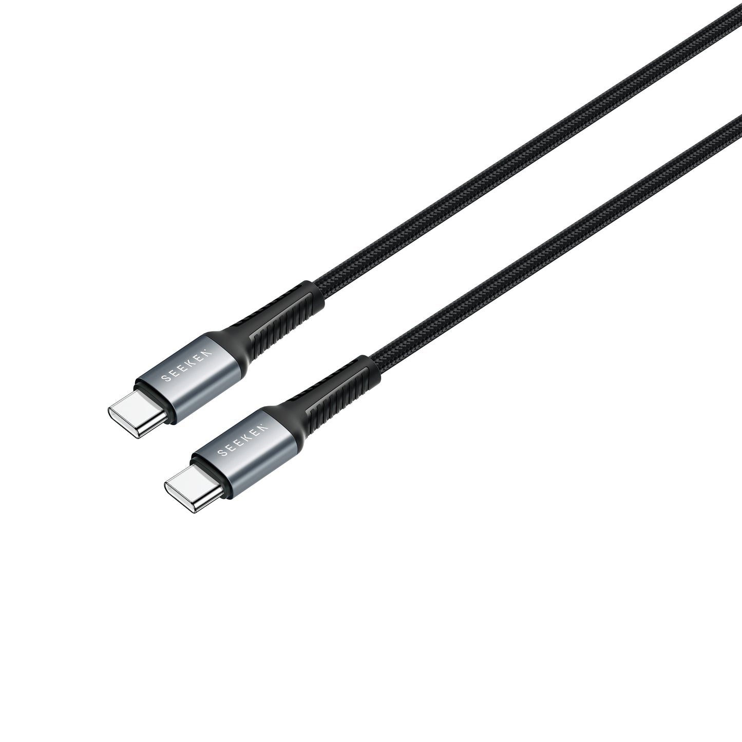 60W USB-C to USB-C Braided Charging Cable